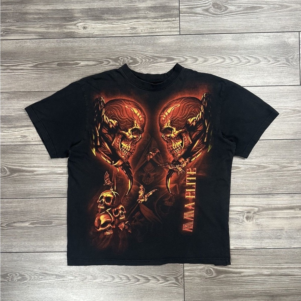MMA Elite Skull Graphic T Shirt